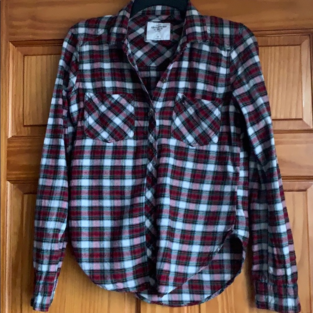 Abercrombie & Fitch Women’s XS LS Flannel Shirt